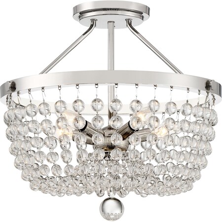 Quoizel Teresa Semi-Flush Mount TRA1719PK